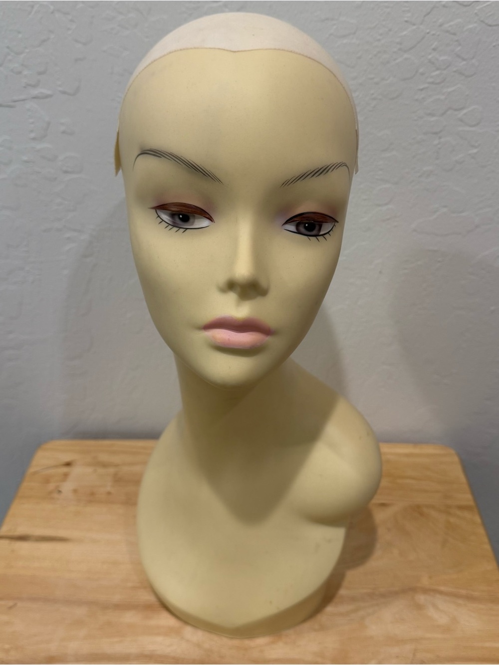 [15] Mannequin Head Plastic Display for Wigs Hats Sunglasses Jewelry